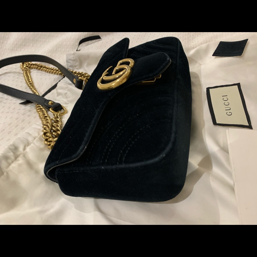 Gucci handbag velvet black - Picture 5 of 5